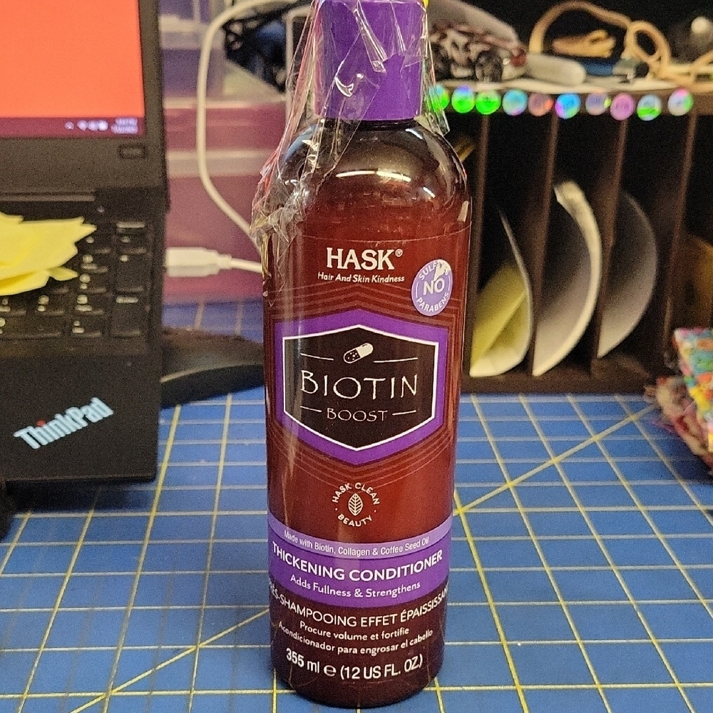 Hask Biotin Boost Thickening Conditioner 355ml New